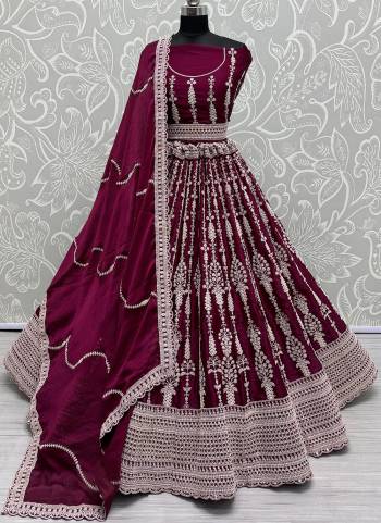 For A Fancy Designer Look,Grab These Lehenga Choli With Dupatta in Fine Colored.These Lehenga And Choli Are Satin And Dupatta Are Fabricated On Satin Pair.Its Beautified With Designer Dulble Sequance,Dori Embroidery Work.