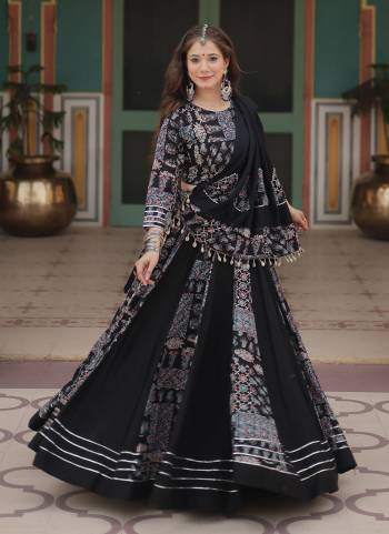 For A Designer Look,Grab These Lehenga Choli in Fine Colored.These Lehenga And Blouse Are Fabricated On Rayon Pair With Rayon Dupatta.Its Beautified With Designer Printed With Gota Pati Lace Work.