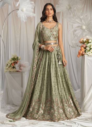 Attrective Looking This Partywear Fine Color Fancy Heavy Designer Choli And Lahenga Fabriced On Georgette And Dupatta Georgette In Fabricated Beautified With Attrective Designer Heavy Embroidery Work. Buy Now.