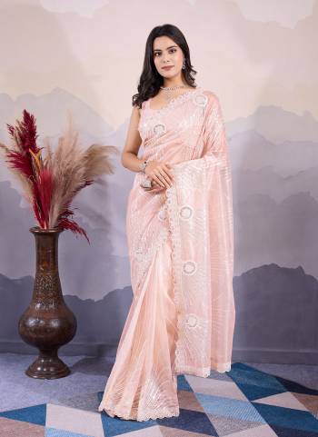 Looking These Party Wear Saree in Fine Colored.These Saree Are Twill Net And Blouse is Art Silk Fabricated.Its Beautified With Designer Sequance Embroidery Work.