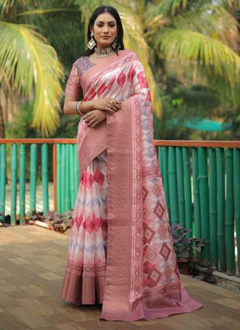 Looking These Festive Wear Saree in Fine Colored.These Saree And Blouse is Fabricated On Dola Silk.Its Beautified With Wevon Designer With Digital Printed.