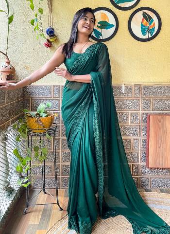 Attrective These Party Wear Saree in Fine Colored.These Saree Are Georgette And Blouse is Georgette Fabricated.Its Beautified With Designer Embroidery Work.