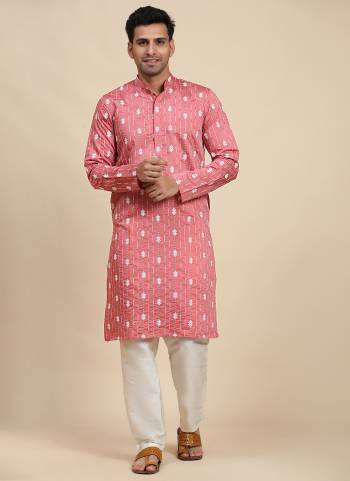 For A Festive Wear,Grab These Readymade Kurta With Payjama Pair in Fine Colored.These Kurta Are Viscose Rayon And Payjama Are Art Silk Fabricated on Pair.Its Beautified With Designer Embroidery Work.