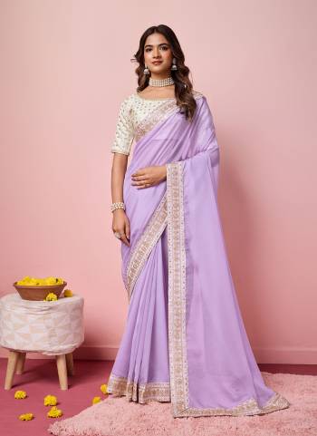 Looking These Party Wear Saree in Fine Colored.These Saree Are Organza And Blouse is Mono Banglori Fabricated.Its Beautified With Designer Embroidery Work Border And Blouse.