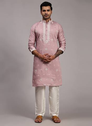 For A festive Wear,Grab These Readymade Kurta Payjama in Fine Colored.These Kurta is Fabricated On Silk And Art Silk Bottom With  Designer Embroidery Work.Buy Now.