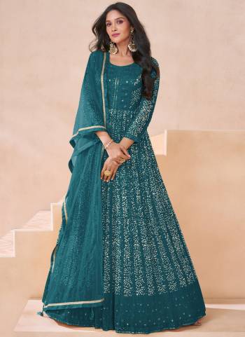 Looking These Party Wear Designer Anarkali Suits in Fine Colored Pair With Dupatta.These Top Are Georgette And Dupatta Are Fabricated On Net Pair With Santoon Bottom.Its Beautified With Designer Heavy Embroidery Work.