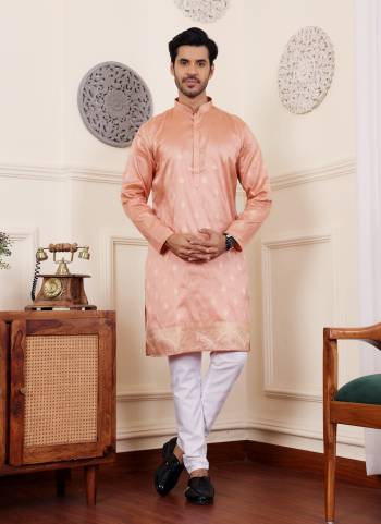 For A festive Wear,Grab These Readymade Kurta Payjama in Fine Colored.These Kurta is Fabricated On Viscose And Art Silk Bottom With Wevon Jacquard Designer.Buy Now.