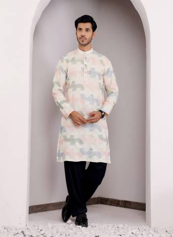 For A festive Wear,Grab These Readymade Kurta With Payjama in Fine Colored.These Kurta is Fabricated On Linen And Art Silk Bottom With Designer Embroidery Work.Buy Now.