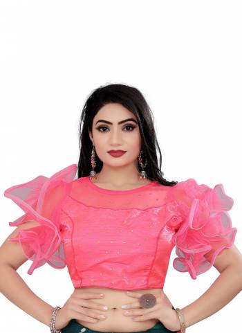 Looking These Beautiful Colored Readymade Blouse.Its Fabricated On Satin With Dimond Work.Buy Now.