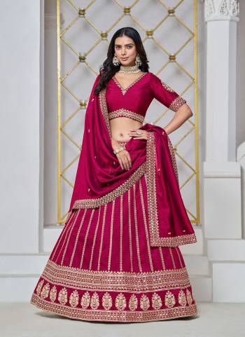 For A Designer Look,Grab These Lehenga Choli in Fine Colored.These Lehenga And Blouse Are Fabricated On Art Silk Pair With Art Silk Dupatta.Its Beautified With Designer Embroidery Work.