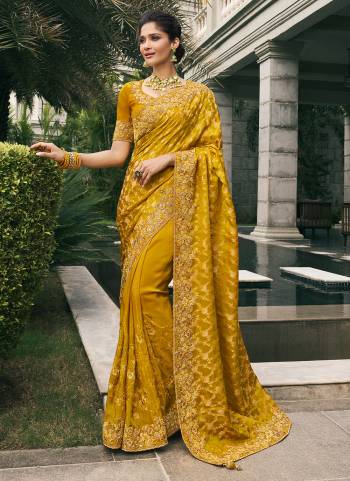 Attrective This Partywear Saree Paired With Blouse.This Saree Are Viscose Tissue And Blouse Are Viscose Tissue Based Fabric With Weaving Jari Designer With Embroidery Work. Buy This Pretty Saree Now.