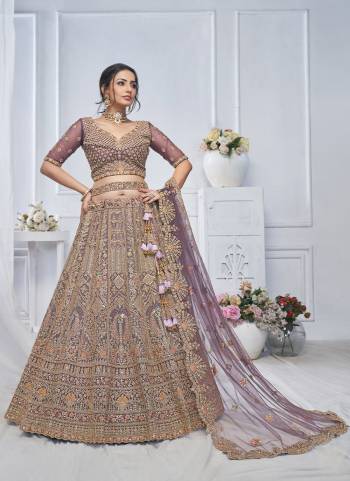 For A Fancy Designer Look,Grab These Lehenga Choli With Dupatta in Fine Colored.These Lehenga And Choli Are Soft Net And Dupatta Are Fabricated On Soft Net Pair.Its Beautified With Heavy Designer Thread,Jari,Sequance Embroidery,Stone Work.