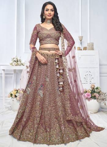 For A Fancy Designer Look,Grab These Lehenga Choli With Dupatta in Fine Colored.These Lehenga And Choli Are Soft Net And Dupatta Are Fabricated On Soft Net Pair.Its Beautified With Heavy Designer Thread,Jari,Sequance Embroidery,Stone Work.