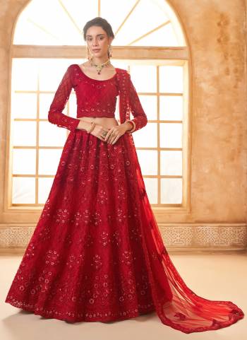 For A Designer Look,Grab These Lehenga Choli in Fine Colored.These Lehenga And Blouse Are Fabricated On Soft Net Pair With Soft Net Dupatta.Its Beautified With Designer Heavy Thread Embroidery With Diamond Work.