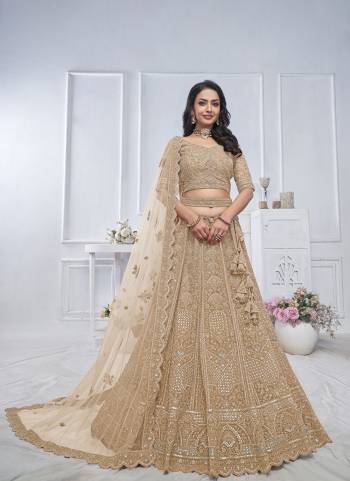 For A Fancy Designer Look,Grab These Lehenga Choli With Dupatta in Fine Colored.These Lehenga And Choli Are Soft Net And Dupatta Are Fabricated On Soft Net Pair.Its Beautified With Heavy Designer Jari,Sequance Embroidery,Stone Work.