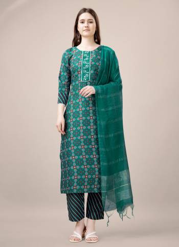 Attrective These Beautiful Looking Readymade Suits.These Top And Bottom is Fabricated On Rayon And Silk Blend Dupatta.Its Beautified With Designer Printed With Embroidery Work .