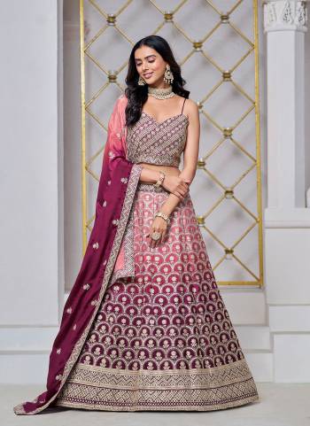 For A Designer Look,Grab These Lehenga Choli in Fine Colored.These Lehenga And Blouse Are Fabricated On Chinon Pair With Chinon Dupatta.Its Beautified With Padding Color With Designer Embroidery Work.