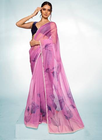 Attrctive These Fancy Saree in Fine Colored.These Saree Are Organza And Blouse is Fabricated On Art Silk Pair.Its Beautified With Disigner Printed.