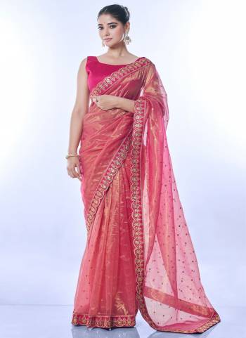 Looking These Festive Wear Saree in Fine Colored.These Saree is Fabricated On Golden Net Pair With Mono Banglori Blouse.Its Beautified Designer Sequance Embroidery Work.