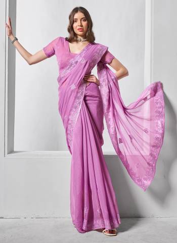 Looking These Party Wear Fancy Saree in Fine Colored.These Saree Are Shimmer Chiffon And Blouse is Fabricated On Art Silk Pair.Its Beautified With Designer Embroidery Work.