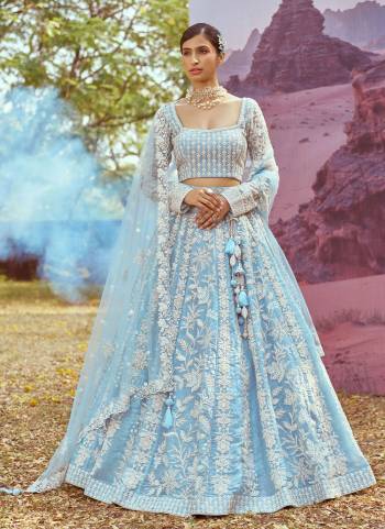 Attrective Looking This Partywear Fine Color Fancy Heavy Designer Choli And Lahenga Fabriced On Organza And Dupatta Net In Fabricated Beautified With Attrective Designer Heavy Embroidery Work. Buy Now.