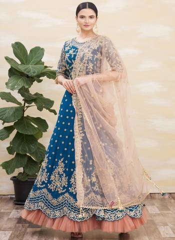 A Designer Look,Grab These  Lehenga Choli in Fine Colored.These Lehenga Are Silk And Blouse Are Net And Dupatta Are Fabricated On Net.Its Beautified With Designer Embroidery Work.