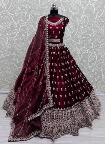 For A Fancy Designer Look,Grab These Lehenga Choli With Dupatta in Fine Colored.These Lehenga And Choli Are Burburry And Dupatta Are Fabricated On Burburry Pair.Its Beautified With Designer Sequance,Dori Embroidery,Khatali Hand Work.