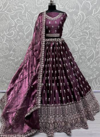 For A Fancy Designer Look,Grab These Lehenga Choli With Dupatta in Fine Colored.These Lehenga And Choli Are Burburry And Dupatta Are Fabricated On Burburry Pair.Its Beautified With Designer Sequance,Dori Embroidery,Khatali Hand Work.