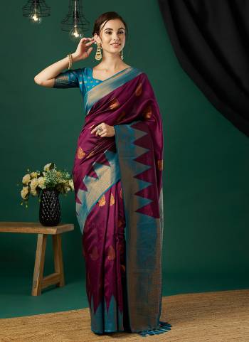 Looking These Party Wear Saree in Fine Colored Pair With Blouse.These Saree and Blouse Are Fabricated On Banarasi Silk.Its Beautified With Wevon Jari Designer.