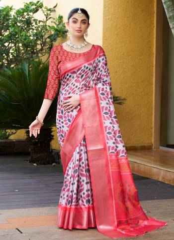 Looking These Party Wear Saree in Fine Colored Pair With Blouse.These Saree and Blouse Are Fabricated On Crepe.Its Beautified With Wevon Jari Patta Designer,Digital Printed.