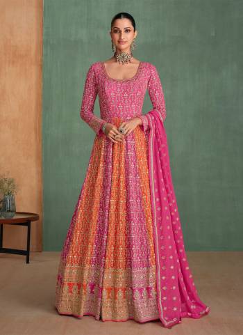 Attrective These Party Wear Anarkali Suit in Fine Colored Pair With Bottom And Dupatta.These Top Are Georgette And Dupatta Are Georgette And Pair With Santoon Bottom.Its Beautified With Santoon Inner.Its Beautified With Designer Heavy Embroidery Work.