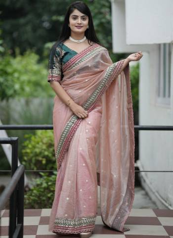 Attrective These Party Wear Saree in Fine Colored.These Saree Are Banarasi Crush And Blouse is Diamond Silk Fabricated.Its Beautified With Designer Sequance Embroidery Work.