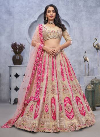 For A Fancy Designer Look,Grab These Lehenga Choli With Dupatta in Fine Colored.These Lehenga And Choli Are Organza Net And Dupatta Are Fabricated On Soft Net Pair.Its Beautified With Heavy Designer Sequance Embroidery,Stone Work.