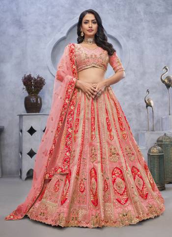 For A Fancy Designer Look,Grab These Lehenga Choli With Dupatta in Fine Colored.These Lehenga And Choli Are Organza Net And Dupatta Are Fabricated On Soft Net Pair.Its Beautified With Heavy Designer Sequance Embroidery,Stone Work.