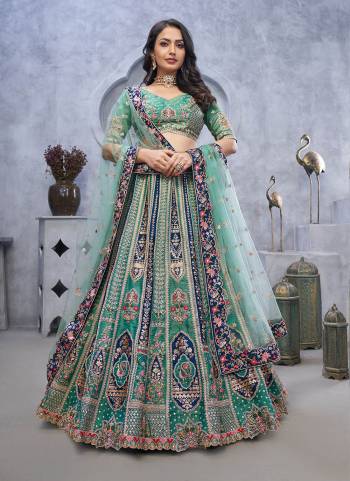 For A Fancy Designer Look,Grab These Lehenga Choli With Dupatta in Fine Colored.These Lehenga And Choli Are Organza Net And Dupatta Are Fabricated On Soft Net Pair.Its Beautified With Heavy Designer Sequance Embroidery,Stone Work.