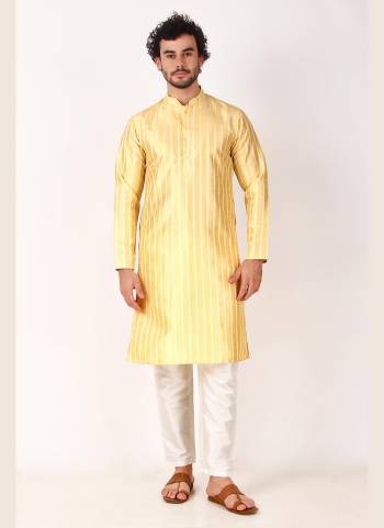 For A festive Wear,Grab These Readymade Kurta With Payjama in Fine Colored.These Kurta And Payjama is Fabricated On Art Silk With Wevon Self Designer.Buy Now.