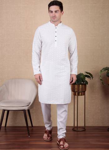 For A festive Wear,Looking These Readymade Kurta With Payjama in Fine Colored.These Kurta Are Cotton And Payjama is Fabricated On Art Silk With Designer Sequance Embroidery Work.Buy Now.