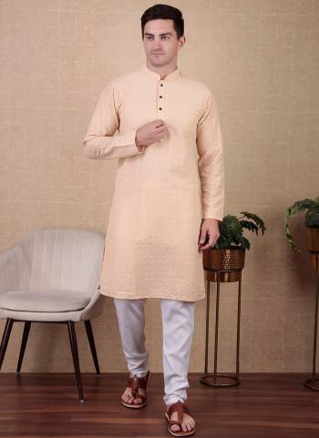 For A festive Wear,Looking These Readymade Kurta With Payjama in Fine Colored.These Kurta Are Cotton And Payjama is Fabricated On Art Silk With Designer Sequance Embroidery Work.Buy Now.