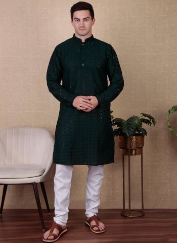 For A festive Wear,Looking These Readymade Kurta With Payjama in Fine Colored.These Kurta Are Cotton And Payjama is Fabricated On Art Silk With Designer Sequance Embroidery Work.Buy Now.