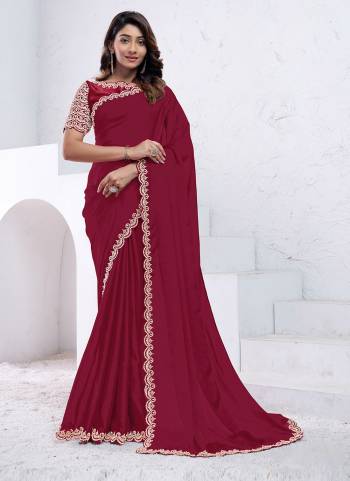 Look Attrective These Designer Party Wear Saree in Fine Colored.These Saree Are Crepe Silk And Blouse Japan Poly is Fabricated.Its Beautified Desiger Hand Work.