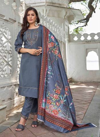 Attrective These Beautiful Looking Readymade Suits.These Top And Bottom Are Magic Cotton And Dupatta is Fabricated On Organza.Its Beautified With Designer Embroidery Work,Printed.