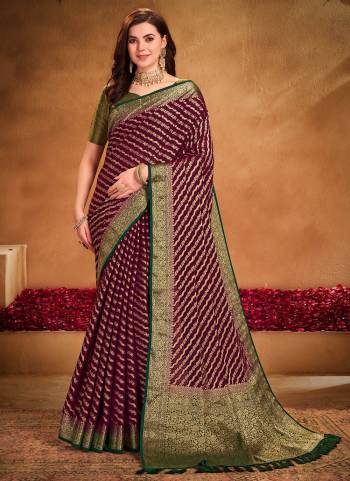 Grab These Party Wear Saree in Fine Colored Pair With Blouse.These Saree and Blouse Are Fabricated On Georgette.Its Beautified With Wevon Jacquard Designer.