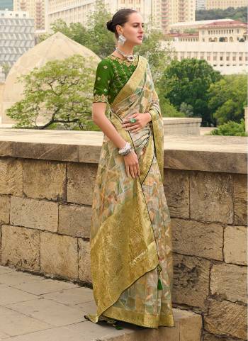 Attrective These Party Wear Saree in Fine Colored.These Saree Are Jacquard Silk And Blouse is Fabricated On Silk Blend Pair.Its Beautified With Heavy Wevon Designer With Fancy Embroidery Work Blouse.