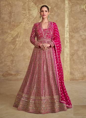 Attrective These Party Wear Anarkali Suit in Fine Colored Pair With Bottom And Dupatta.These Top Are Georgette And Dupatta Are Georgette And Pair With Santoon Bottom.Its Beautified With Santoon Inner.Its Beautified With Designer Heavy Embroidery Work.