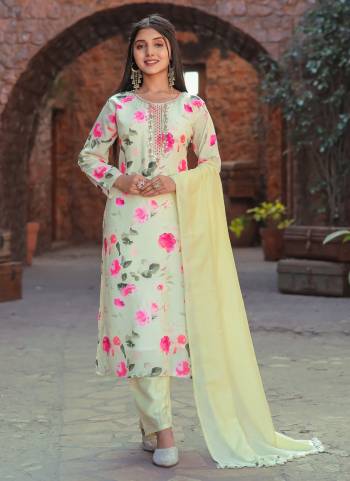 Attrective These Suit in Fine Colored Pair With Bottom And Dupatta.These Top And Bottom Are Fabricated On Cotton Pair With Chanderi Cotton Dupatta.Its Beautified With Printed Designer,Embroidery Work.