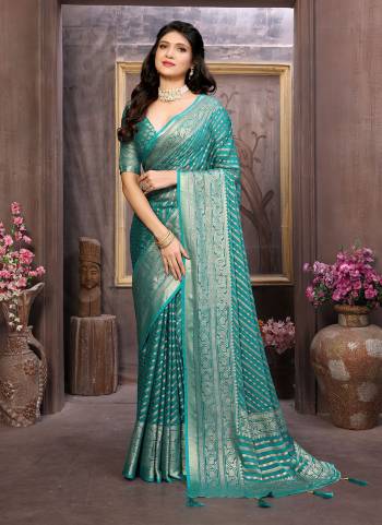 Looking These Party Wear Saree in Fine Colored.These Saree Are Moss Brasso And Blouse is Fabricated On Moss Brasso Pair.Its Beautified With Brasso Cutting Designer Work.