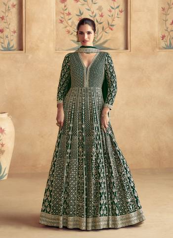 Attrective These Party Wear Anarkali Suit in Fine Colored Pair With Bottom And Dupatta.These Top Are Georgette And Dupatta Are Georgette And Pair With Santoon Bottom.Its Beautified With Santoon Inner.Its Beautified With Heavy Designer Embroidery Work.