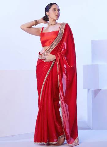 Attrctive These Fancy Party Wear Saree in Fine Colored.These Saree Are Blomming Satin Jimmy Choo And Blouse is Fabricated On Art Silk Pair.Its Beautified With Solid Disigner With Lace.