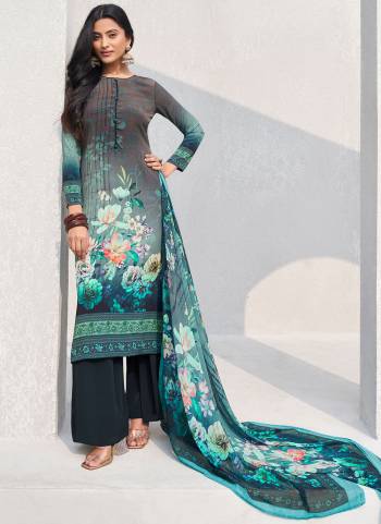 Looking These Beautiful Party Wear Designer Suits.These Top Bottom Are Conebo Crepe And Dupatta is Fabricated On Georgette.Its Beautified With Designer Digital Printed.