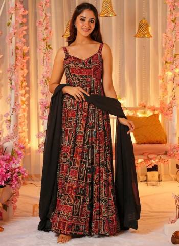 Attrective Looking These Beautiful Looking Readymade Long Gown With Dupatta.These Gown Are Rayon Fabricated With Georgette Dupatta.Its Beautified With Designer Digital Printed.